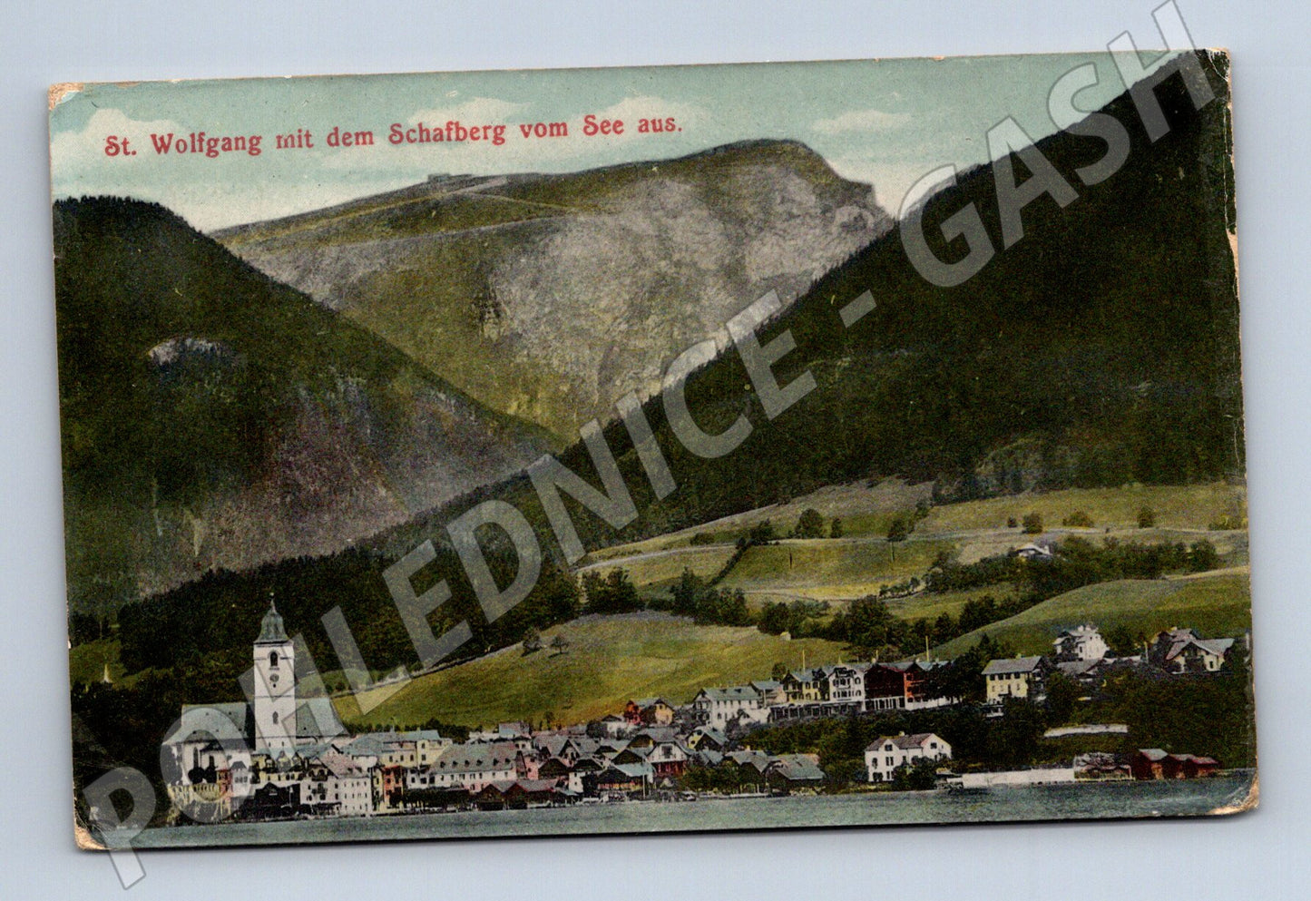 Pohlednice St Wolfgang Schafberg Rakousko kolorovaná (M16093)