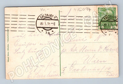 Pohlednice Salzburg Kapuzinerberg Rakousko 1914 (M16094)