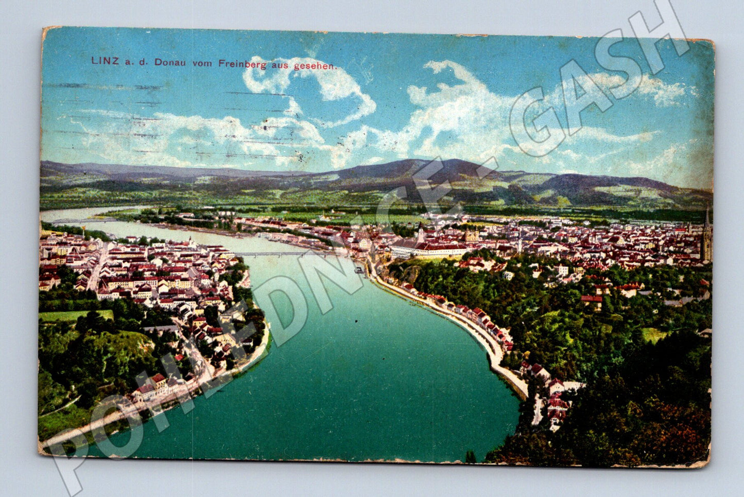 Pohlednice Linz an der Donau Rakousko 1915 (M16096)