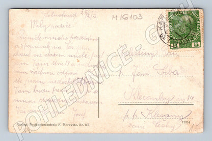 Pohlednice Salzburg zimní kolorovaná Rakousko (M16103)