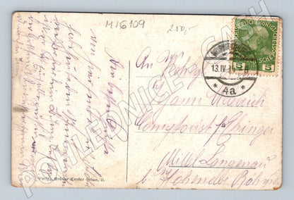 Pohlednice Wien Praterstrasse tramvaje 1908 (M16109)