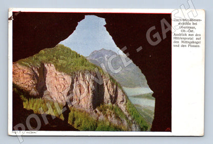 Pohlednice Dachstein Rieseneishöhle Obertraun Höhlenkarte (M16113)