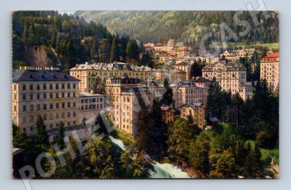 Pohlednice Badgastein historické budovy Rakousko (M16117)