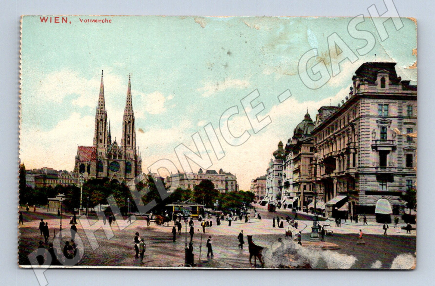 Pohlednice Vídeň Votivkirche Rakousko (M16119)