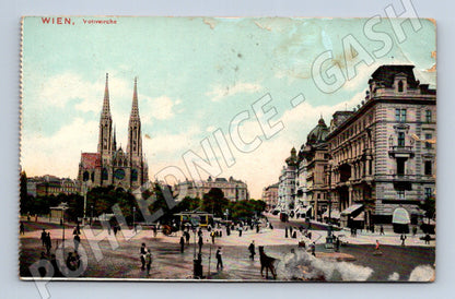 Pohlednice Vídeň Votivkirche Rakousko (M16119)