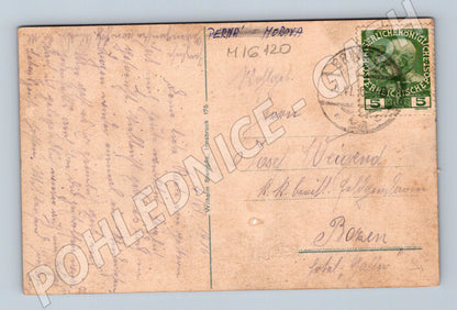 Pohlednice Kletterpartie Tirolsko horská turistika 1908 (M16120)