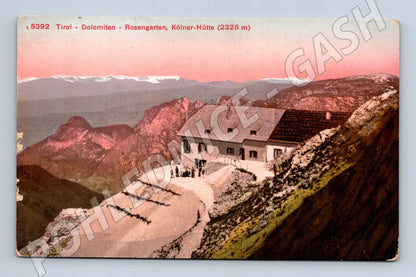 Pohlednice Tirol Dolomiten Rosengarten Kölner Hütte (M16122)