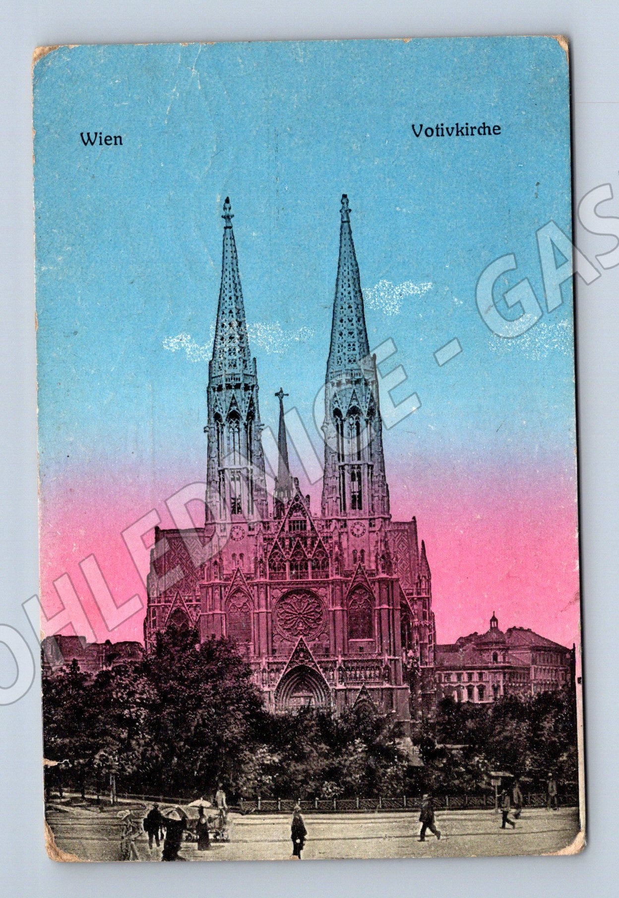Pohlednice Vídeň Votivkirche 1911 (M16125)