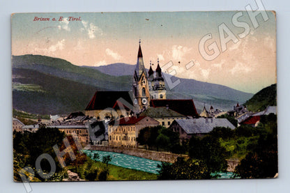 Pohlednice Brixen Tirol kolorovaná historická (M16127)