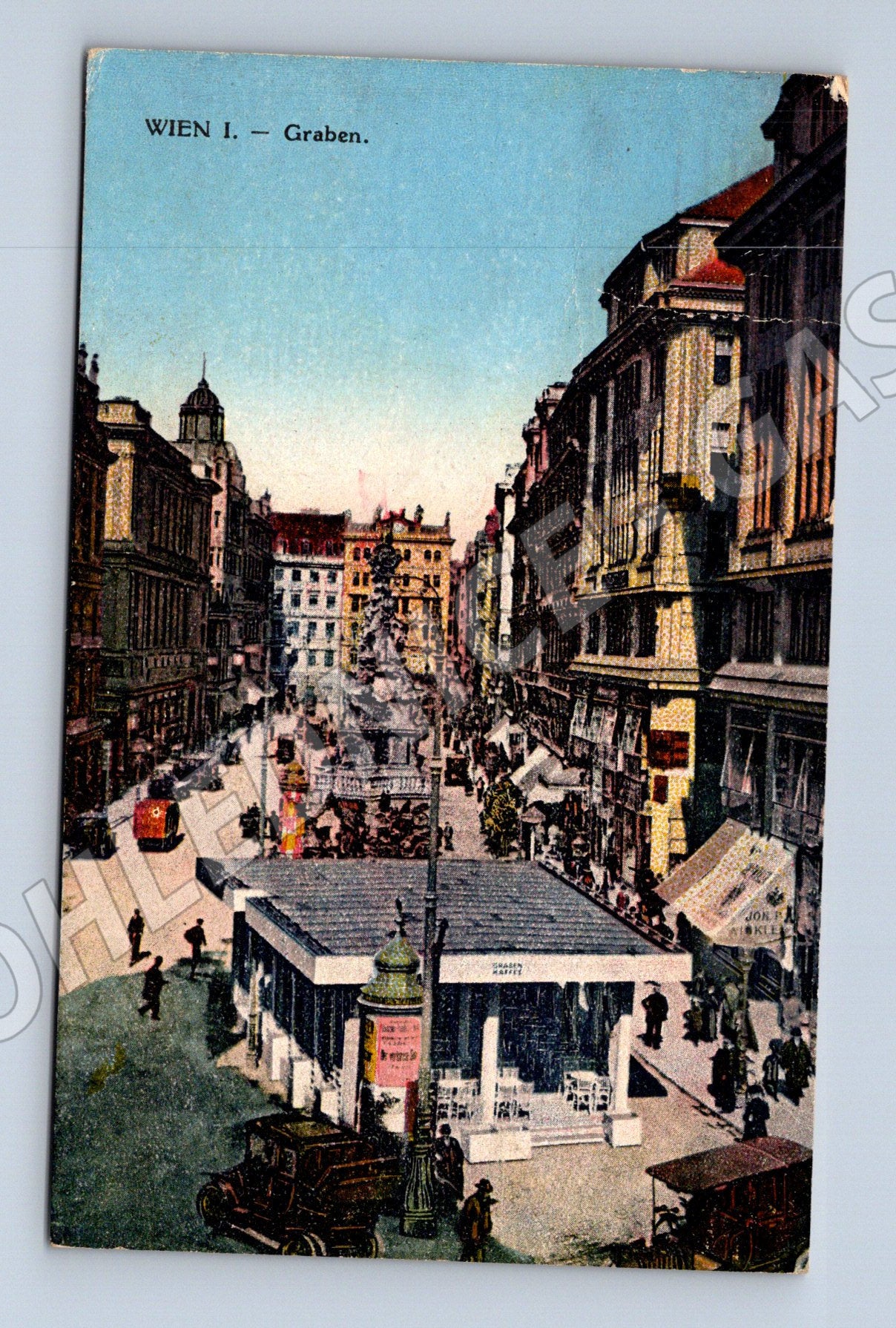 Pohlednice Vídeň Graben Rakousko 1916 (M16130)