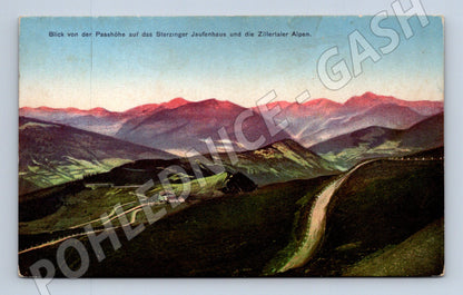 Pohlednice Sterzinger Jaufenhaus Zillertaler Alpy silnice (M16135)