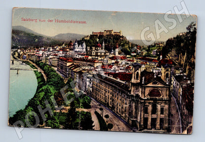 Pohlednice Salzburg Humboldtstrasse historická (M16136)