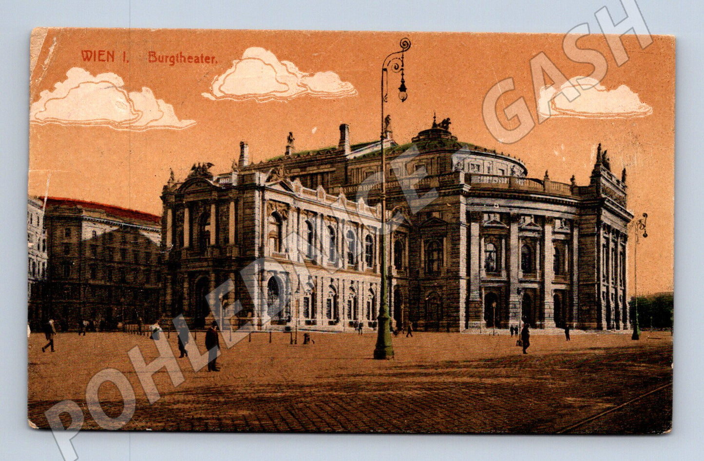 Pohlednice Vídeň Burgtheater historická (M16143)