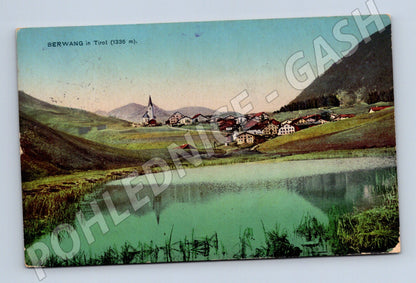 Pohlednice Berwang Tyrolsko 1917 (M16144)