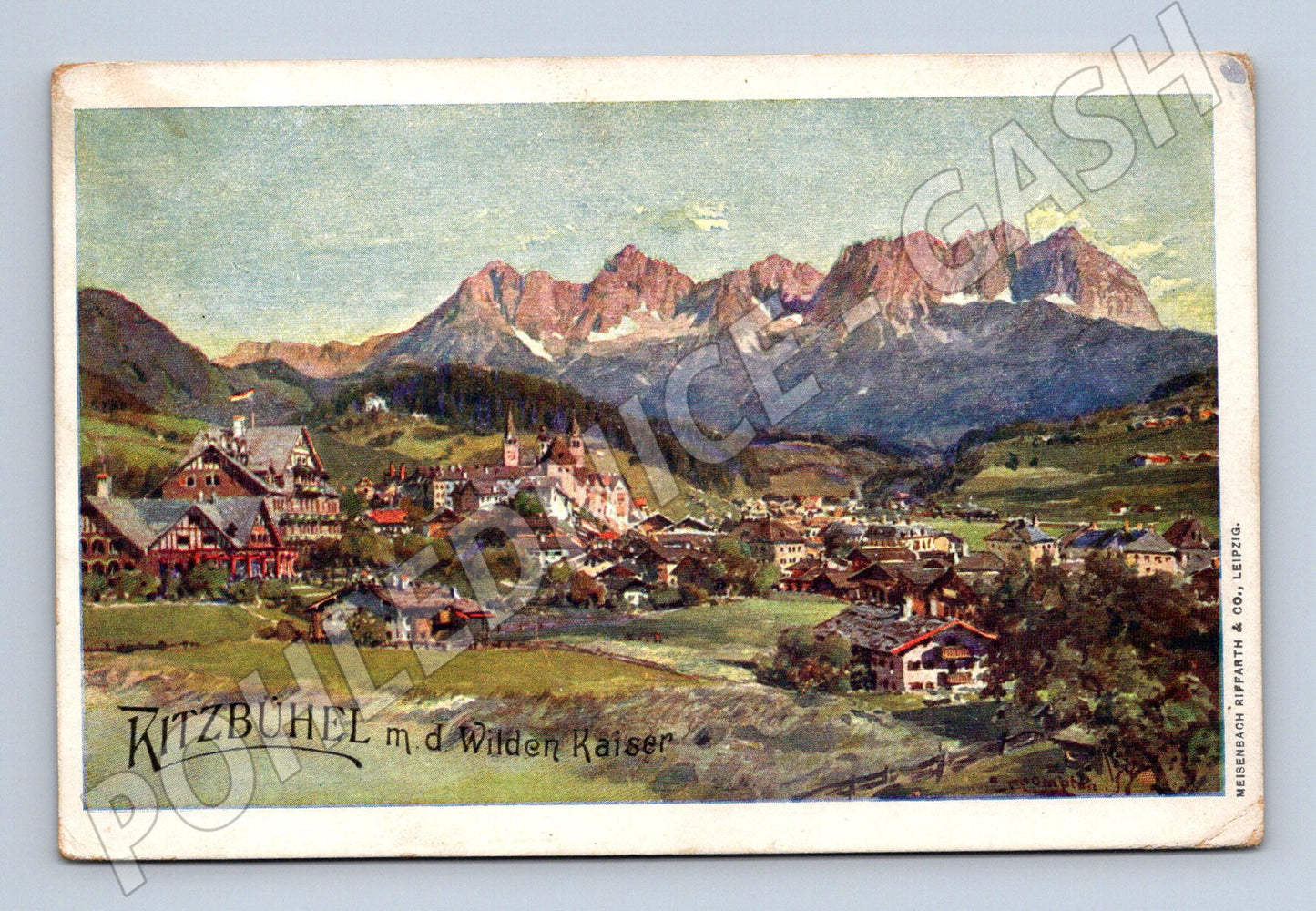 Pohlednice Kitzbühel historická 1916 Rakousko (M16146)