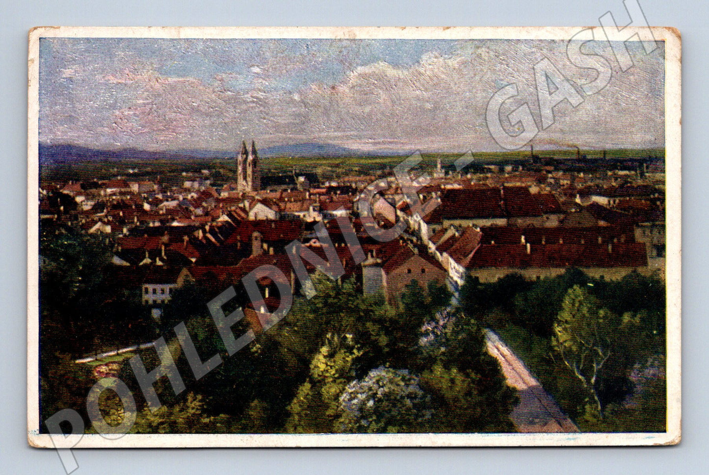 Pohlednice Wiener Neustadt stará Rakousko (M16151)