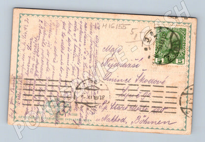 Pohlednice Vídeň K k Universität Liebenbergův památník 1918 (M16155)