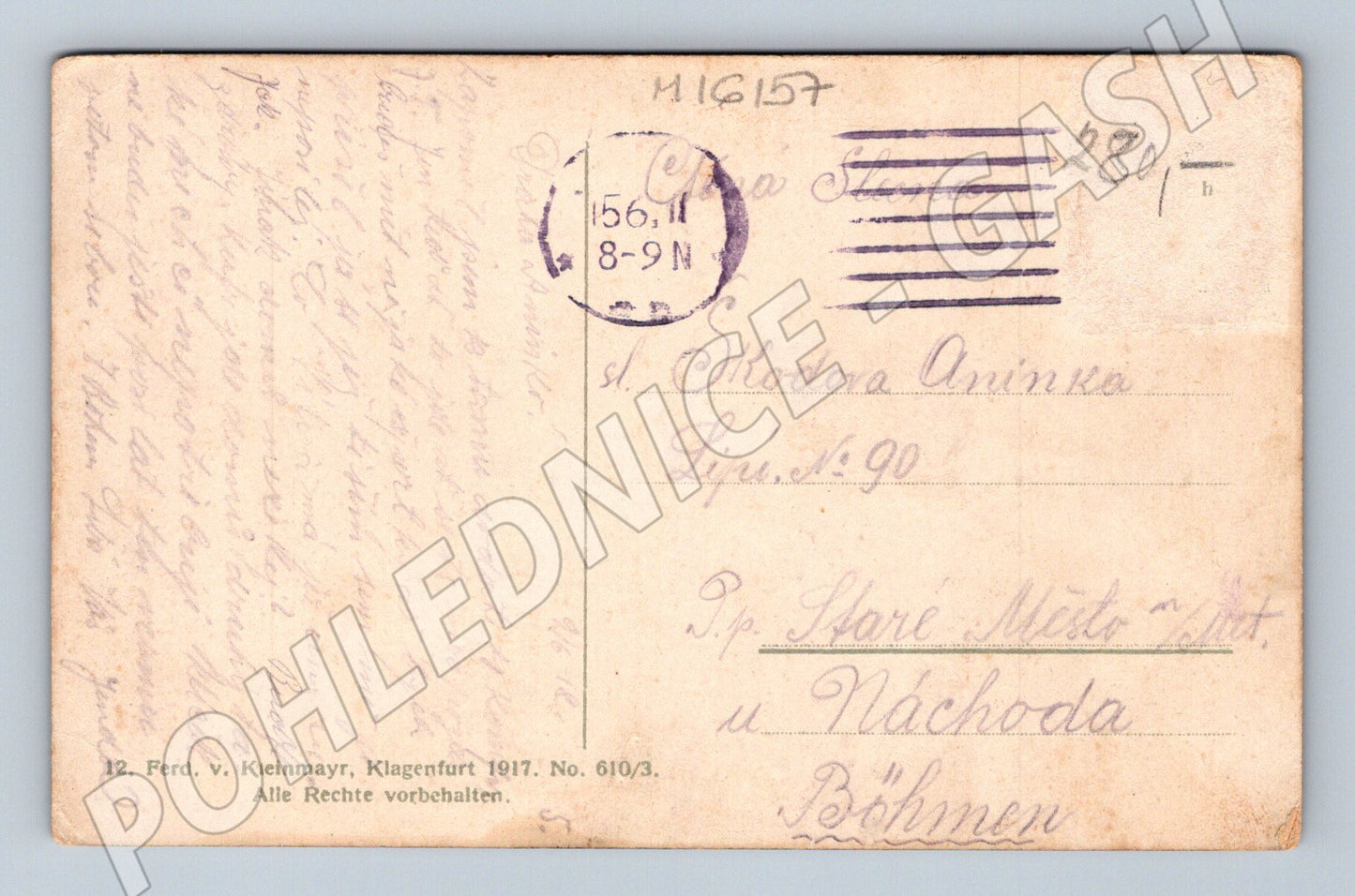Pohlednice Tauernbahn viadukt Zwenberg Pfaffenberg 1917 (M16157)