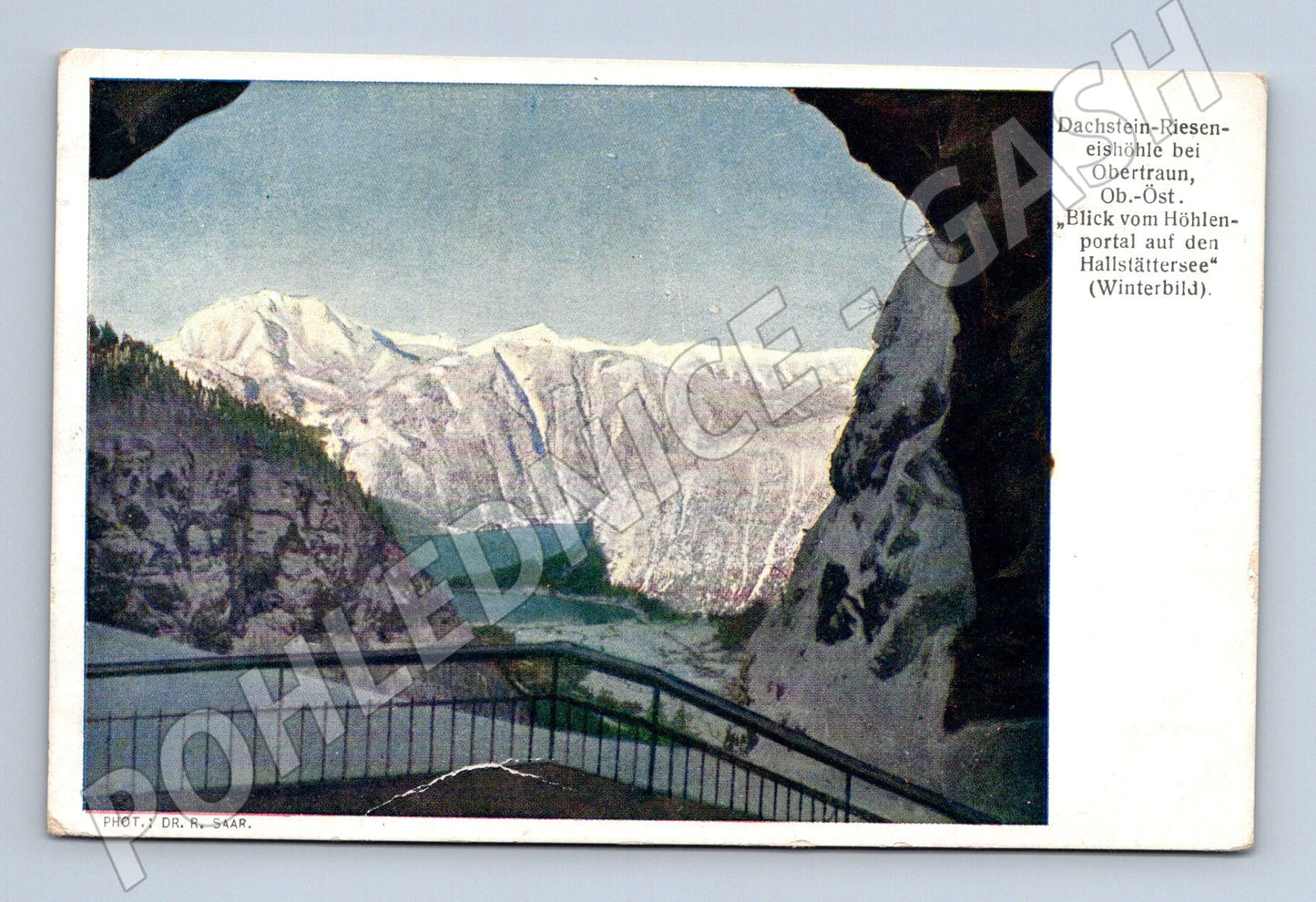 Pohlednice Dachstein Rieseneishöhle Hallstättersee zimní(M16158)