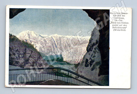 Pohlednice Dachstein Rieseneishöhle Hallstättersee zimní(M16158)
