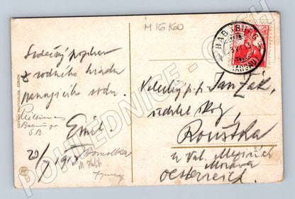 Pohlednice Schloss Habsburg kolorovaná 1913 Rakousko Uhersko (M16160)