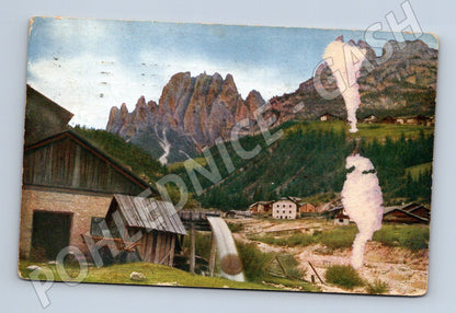 Pohlednice Dolomity Tyrolsko Partie bei Perra 1928 (M16166)