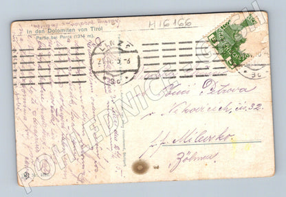 Pohlednice Dolomity Tyrolsko Partie bei Perra 1928 (M16166)
