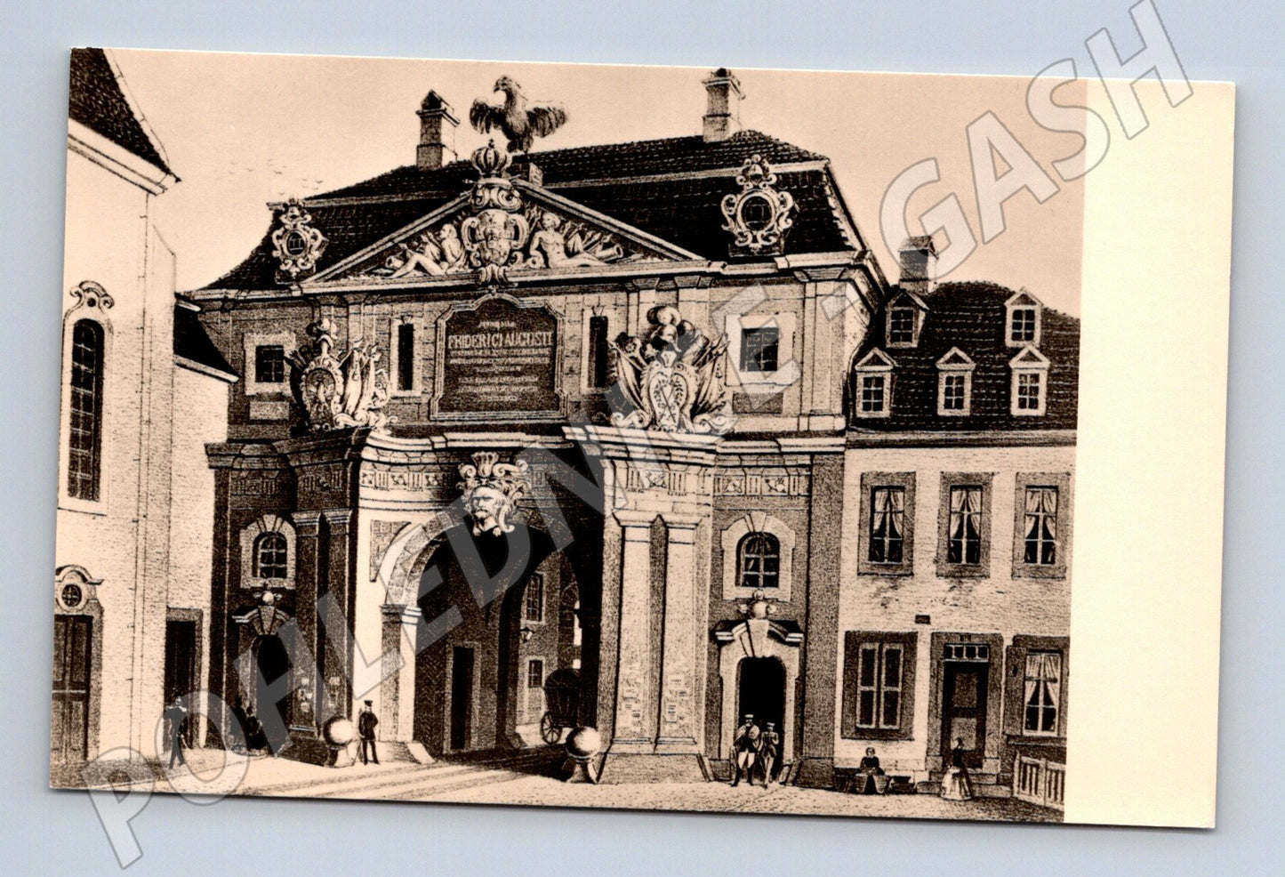 Pohlednice Drážďany Peterstor baroko historická Německo (M16173)