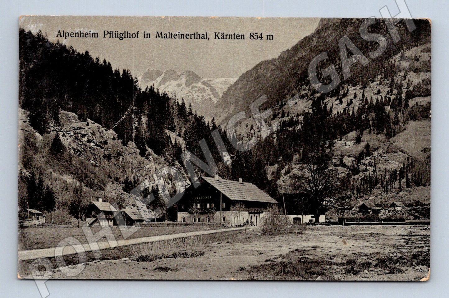 Pohlednice Alpenheim Pflüglhof Malteinerthal Korutany (M16179)