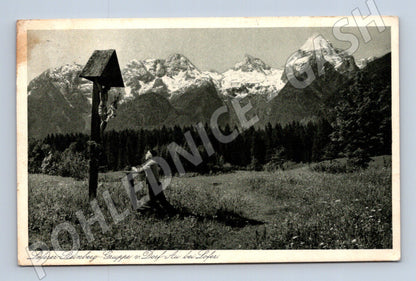 Pohlednice Rakousko Lofer Steinberg Gruppe 1929 historická (M16183)