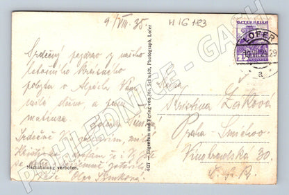 Pohlednice Rakousko Lofer Steinberg Gruppe 1929 historická (M16183)