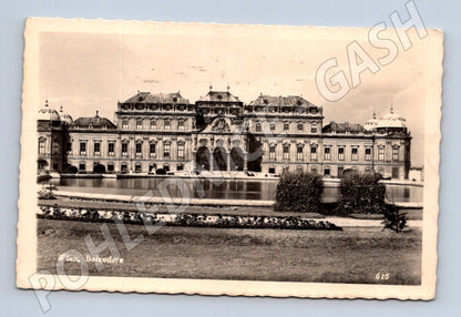 Pohlednice Vídeň Belvedere stará Rakousko (M16186)