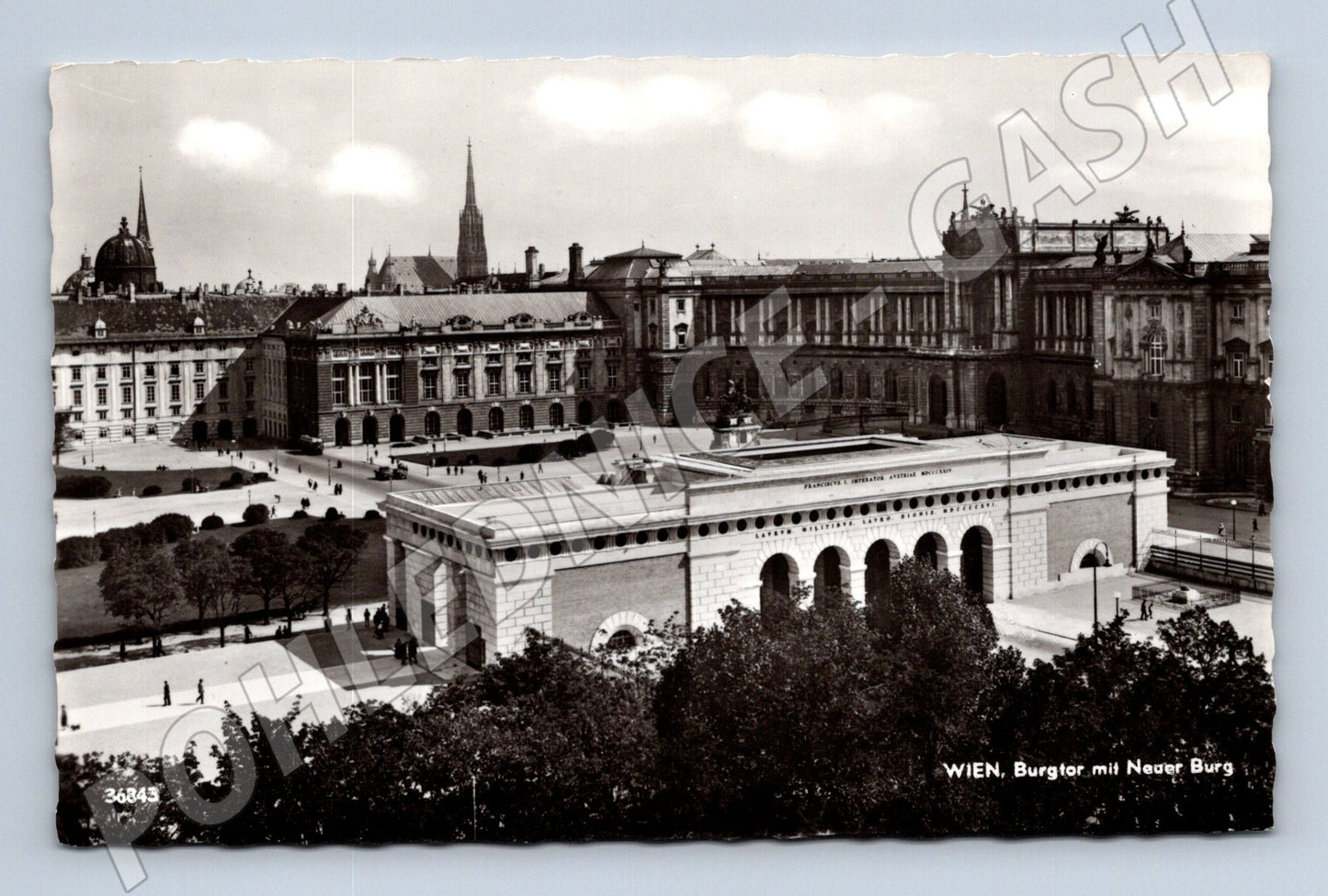 Pohlednice Vídeň Burgtor Neue Burg Heldenplatz 1965 (M16187)