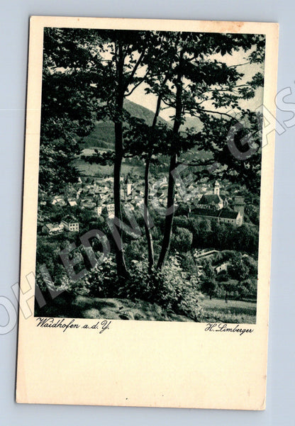 Pohlednice Waidhofen an der Ybbs panoramatická Rakousko (M16190)