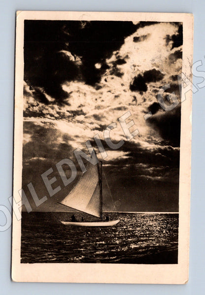 Pohlednice plachetnice na moři Německo 1941 razítkovaná (M16202)