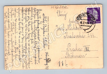Pohlednice plachetnice na moři Německo 1941 razítkovaná (M16202)