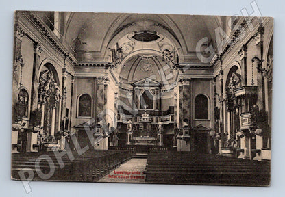 Pohlednice Lussin Grande interiér katedrály Rakousko Uhersko (M16205)