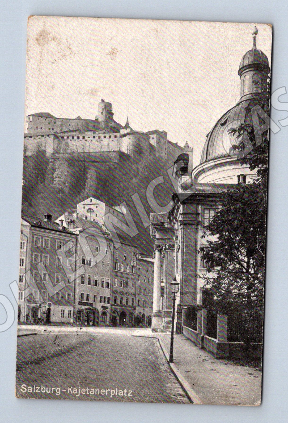 Pohlednice Salzburg Kajetanerplatz historická Feldpost (M16210)