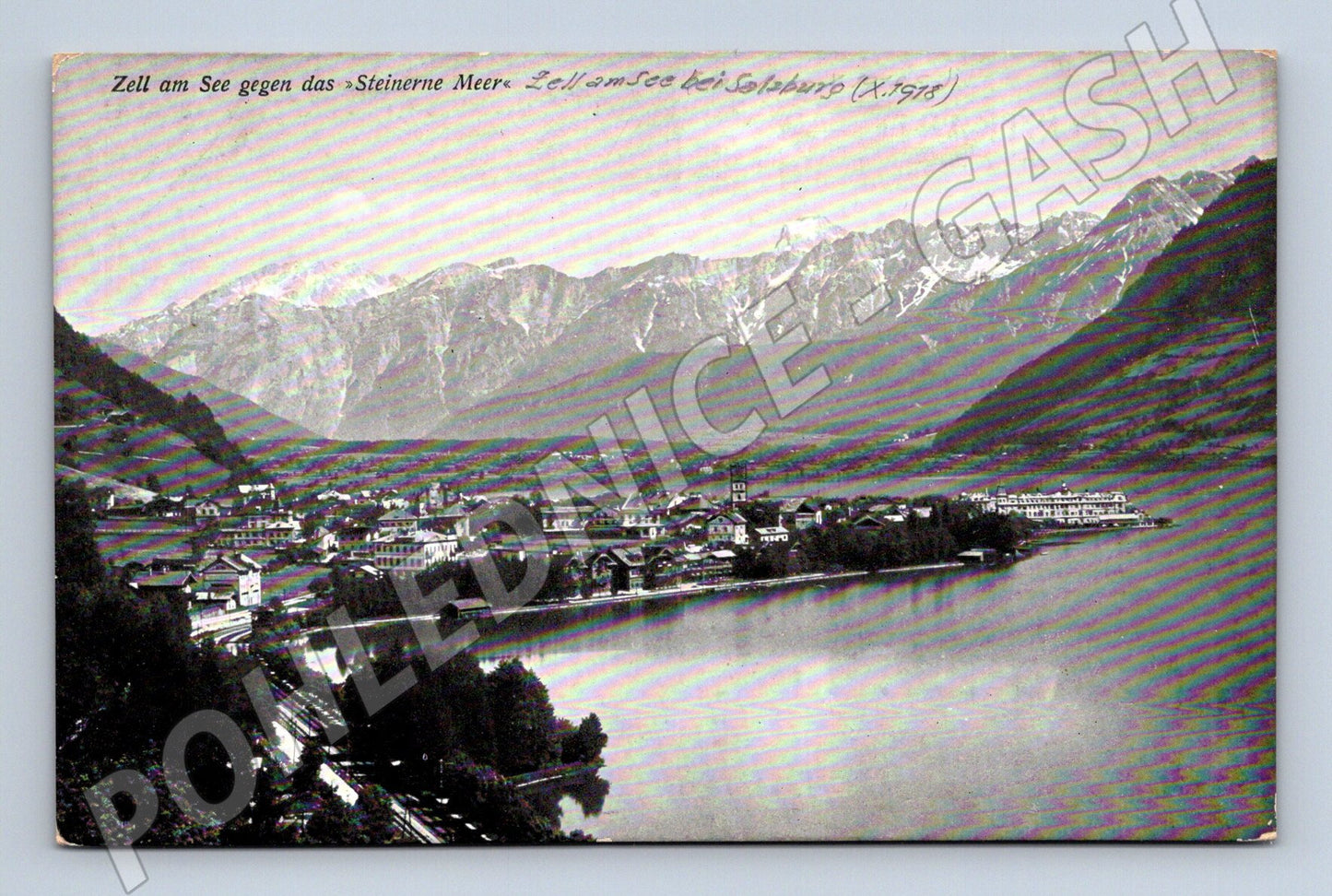 Pohlednice Zell am See Steinernes Meer černobílá 1914 (M16211)