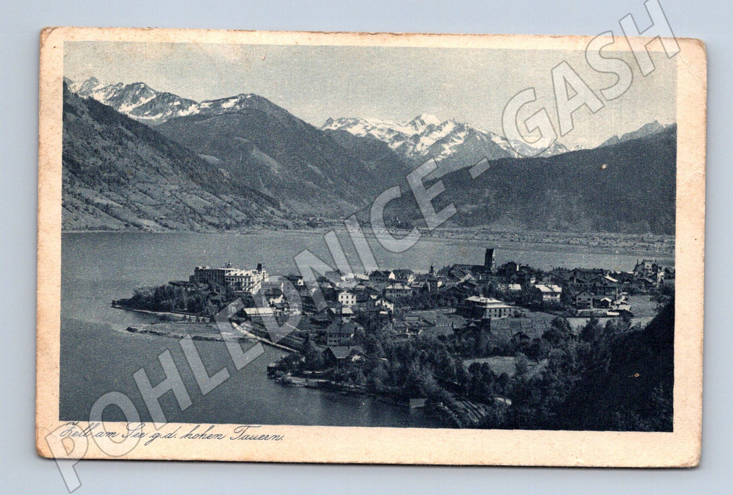 Pohlednice Zell am See 1922 razítko známky Rakousko (M16215)