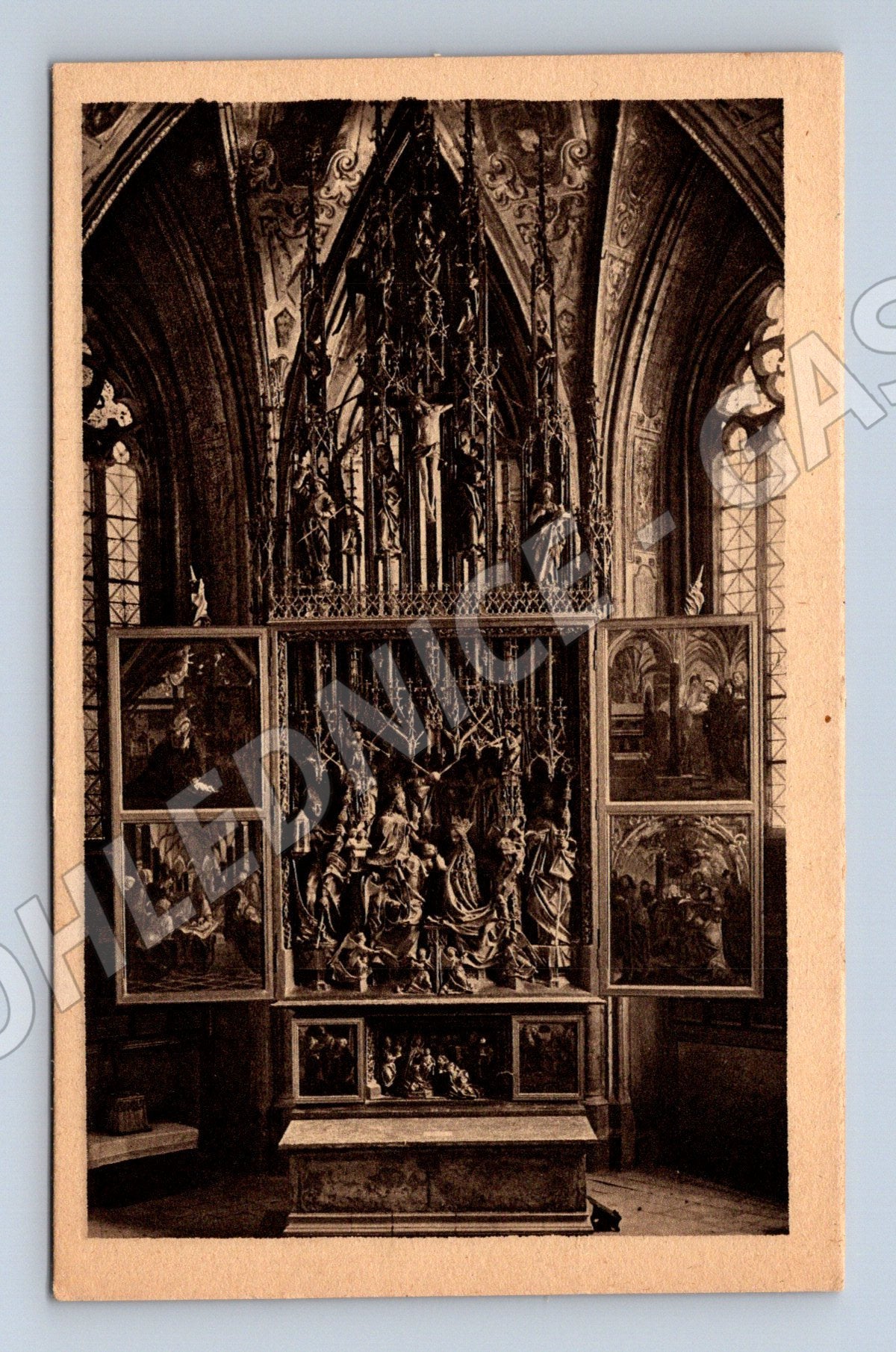 Pohlednice St Wolfgang am Abersee oltář Michael Pacher (M16217)