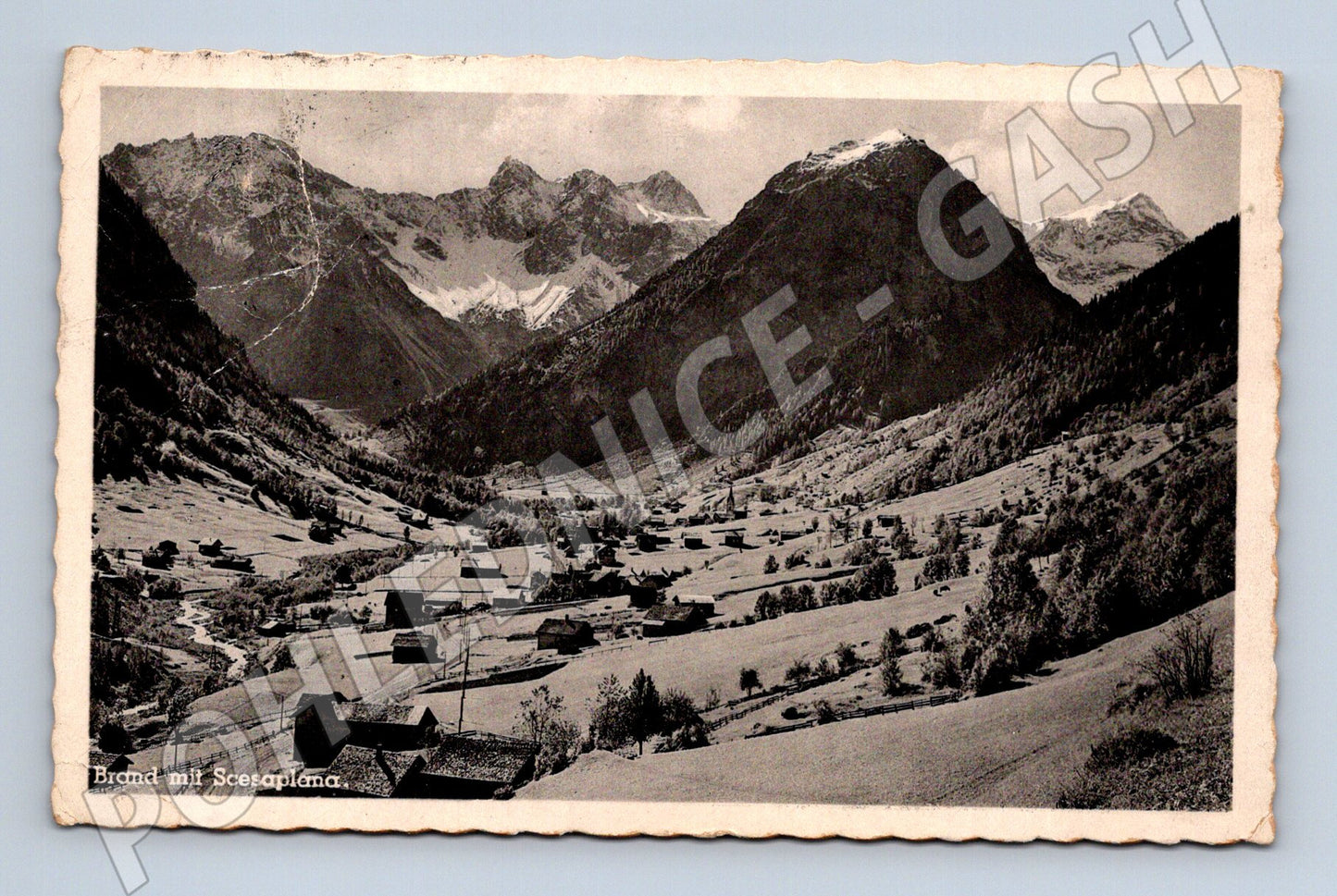 Pohlednice Brand Scesaplana Alpy Rakousko 1943 (M16222)
