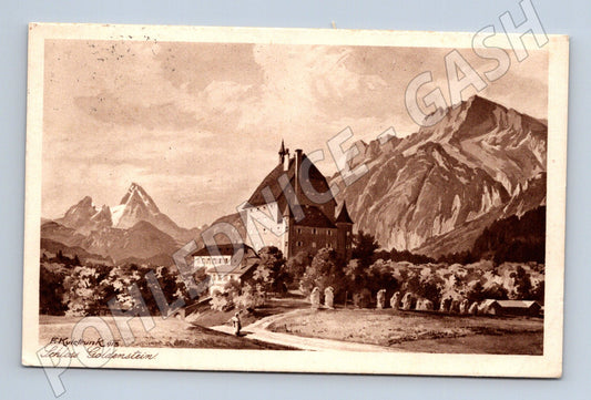 Pohlednice Schloss Goldenstein 1913 zaslaná (M16223)