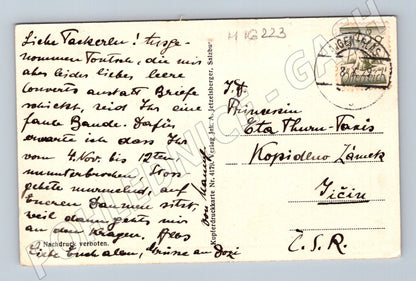 Pohlednice Schloss Goldenstein 1913 zaslaná (M16223)