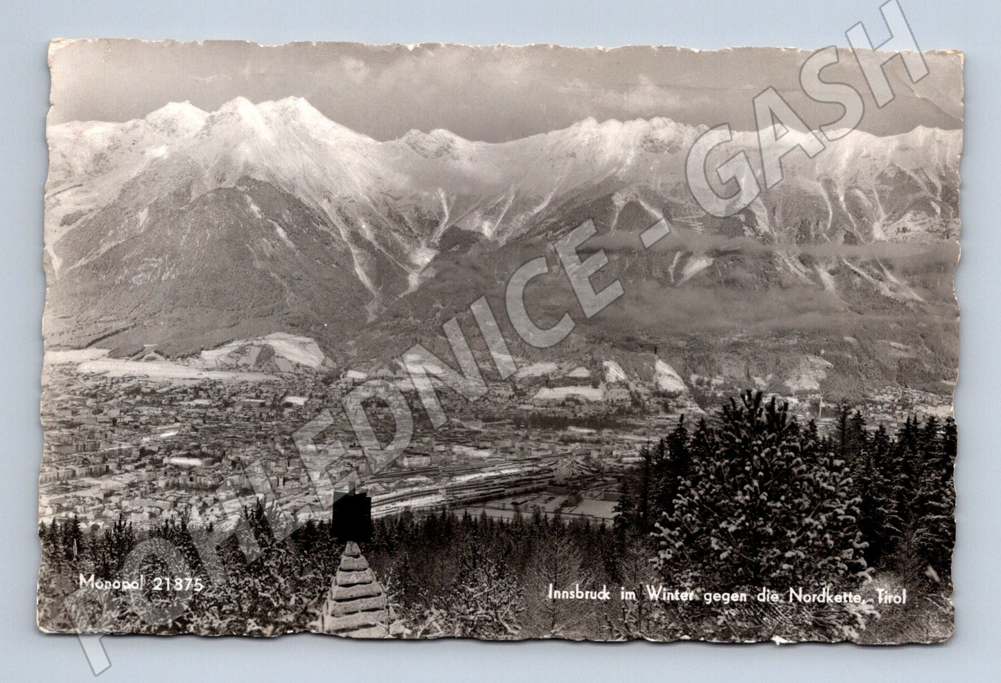 Pohlednice Innsbruck Nordkette Tirol zima 1950 (M16224)