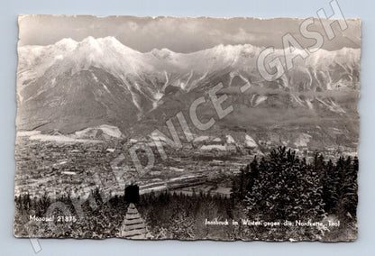 Pohlednice Innsbruck Nordkette Tirol zima 1950 (M16224)