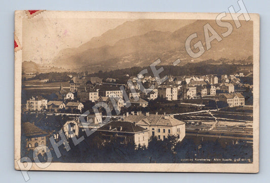 Pohlednice Villach Lind malý formát cca 1917 prošlá (M16239)