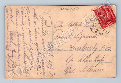 Pohlednice Villach Lind malý formát cca 1917 prošlá (M16239)
