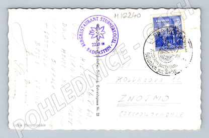 Pohlednice Stubnerkogel Berghotel Badgastein 2228 m (M16240)