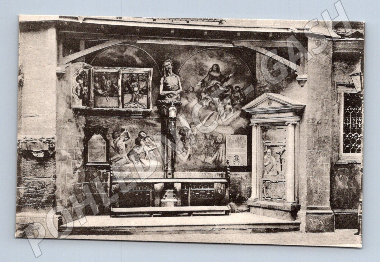 Pohlednice Vídeň Stephansdom interiér stará (M16245)